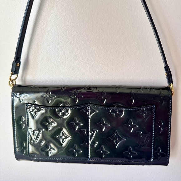 Louis Vuitton vernis black/navy bag - Picture 3 of 7